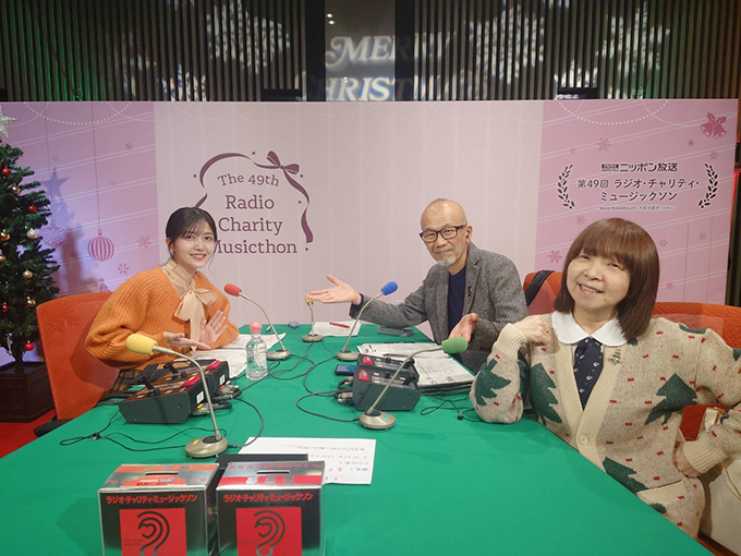 「この24時間で少しでも伝えられていたら」パーソナリティ・久保史緒里（乃木坂46）、24時間生放送完走！  ※コメントあり 〜目の不自由な方へ音の出る信号機を  ニッポン放送「第49回 ラジオ・チャリティ・ミュージックソン」の写真