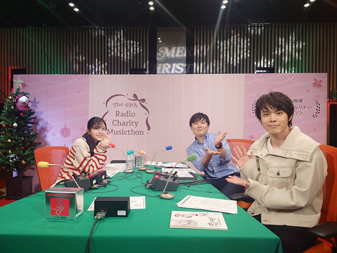 「この24時間で少しでも伝えられていたら」パーソナリティ・久保史緒里（乃木坂46）、24時間生放送完走！  ※コメントあり 〜目の不自由な方へ音の出る信号機を  ニッポン放送「第49回 ラジオ・チャリティ・ミュージックソン」の写真