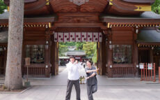 神社に伝わる七不思議！？　くらやみ祭りで有名な大國魂神社にてランパンプスが合格祈願！
