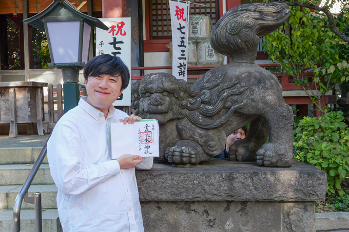 365日毎朝ラジオ体操をする神社！？　下町に根付く千住本氷川神社にてランパンプスが合格祈願！