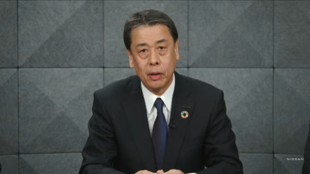 内田誠社長(日産公式YouTubeから)